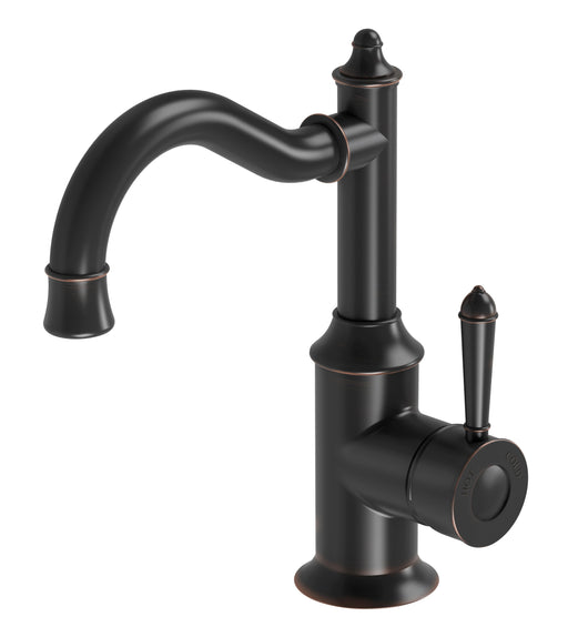 Nostalgia Basin Mixer 160mm Shepherds Crook (Antique Black)