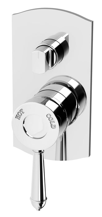 Nostalgia Shower / Bath Diverter Mixer (Chrome)