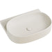 Fienza Pill Concrete Wall Hung Basin (Warm White)