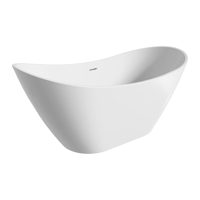 Fienza Paola Freestanding Acrylic Bath with Overflow (1500mm)