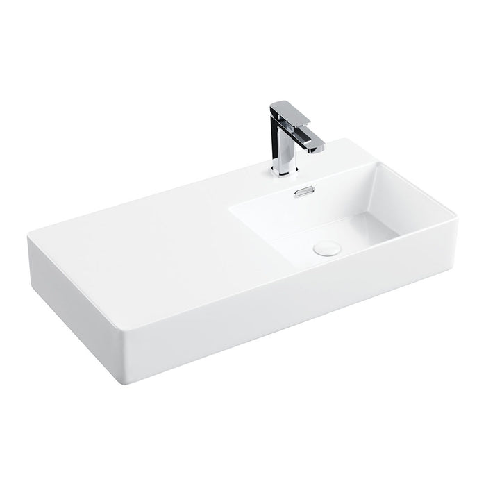 Fienza Petra 800 Wall Basin (Right-Hand Bowl)