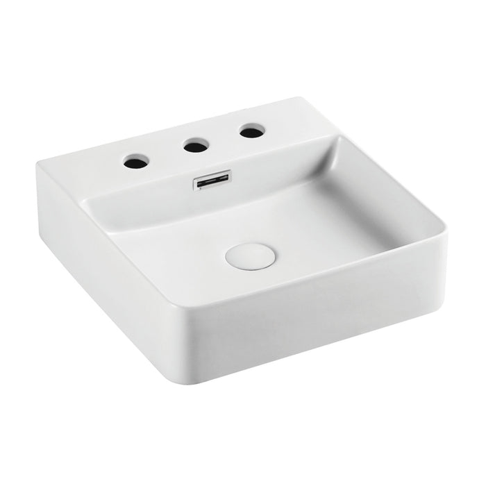 Fienza Petra Mini Above Counter Basin (3 Tap Holes)