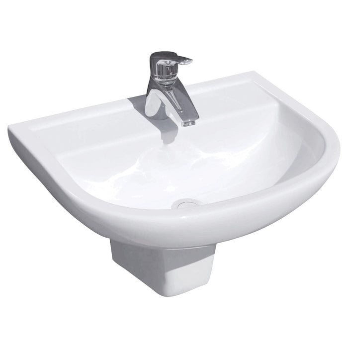Fienza RAK X500 Wall Basin With Integral Shroud (1 Tap Hole)