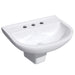 Fienza RAK X500 Wall Basin With Integral Shroud (3 Tap Holes)