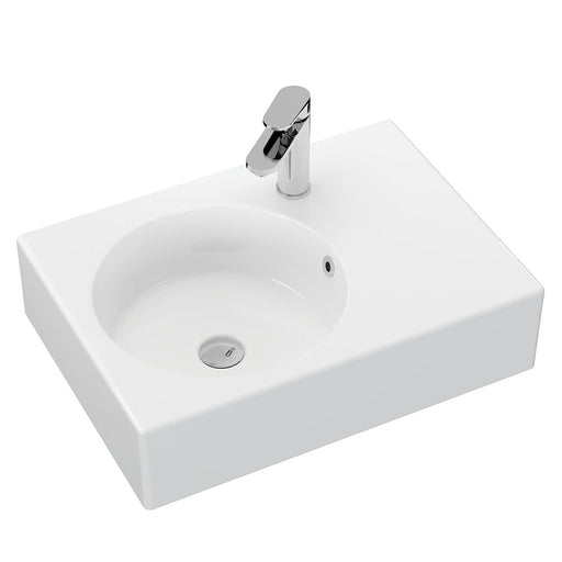 Fienza Reba Wall Basin (Left 1 Tap Hole)