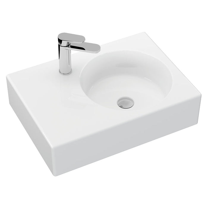 Fienza Reba Wall Basin (Right One Tap Hole)