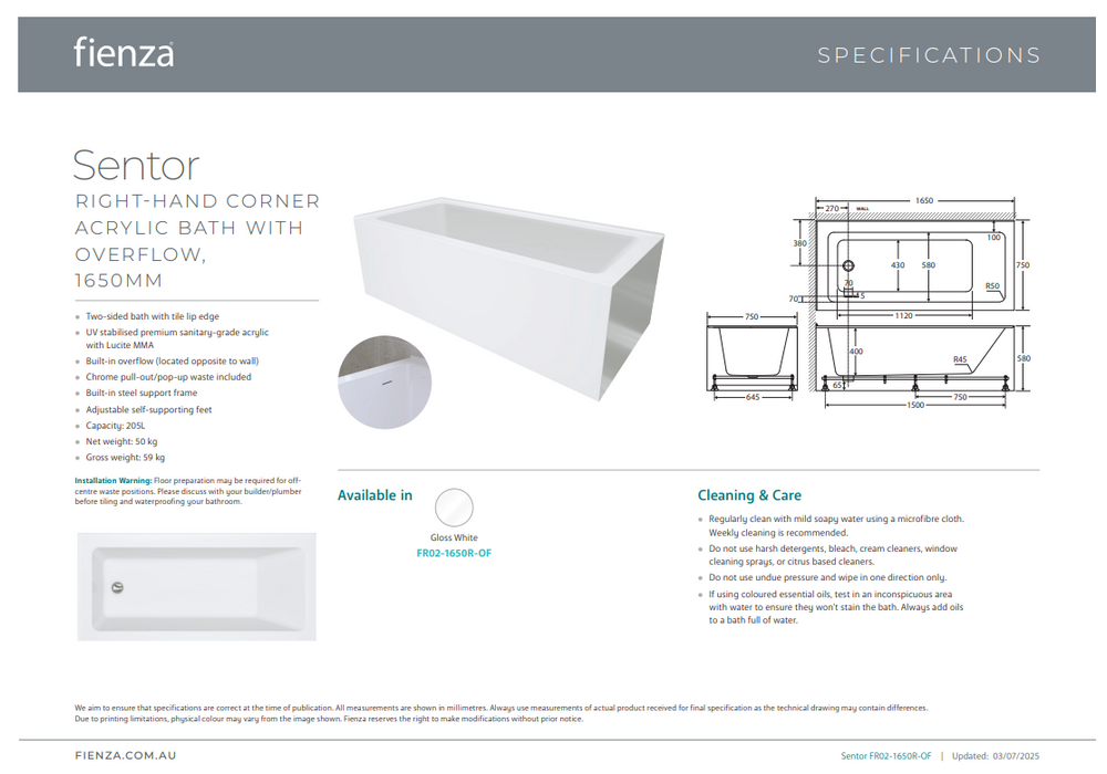 Product Specs