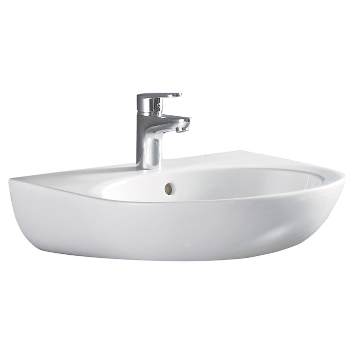 Fienza Stella Care Wall Basin (One Tap Hole, No Shroud)