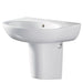 Fienza Stella Care Wall Basin (No Tap Hole, With Shroud)