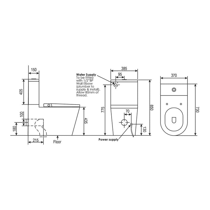 Specification Line Drawing