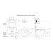 Specification Line drawing with Argent 80 Smart Cistern