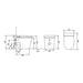 Specification Line Drawing Toilet Pan Only