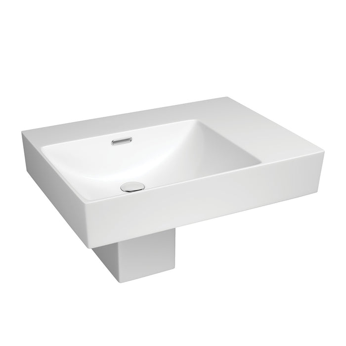Fienza Tono Care Wall Basin with Integral Shroud (Left Bowl)