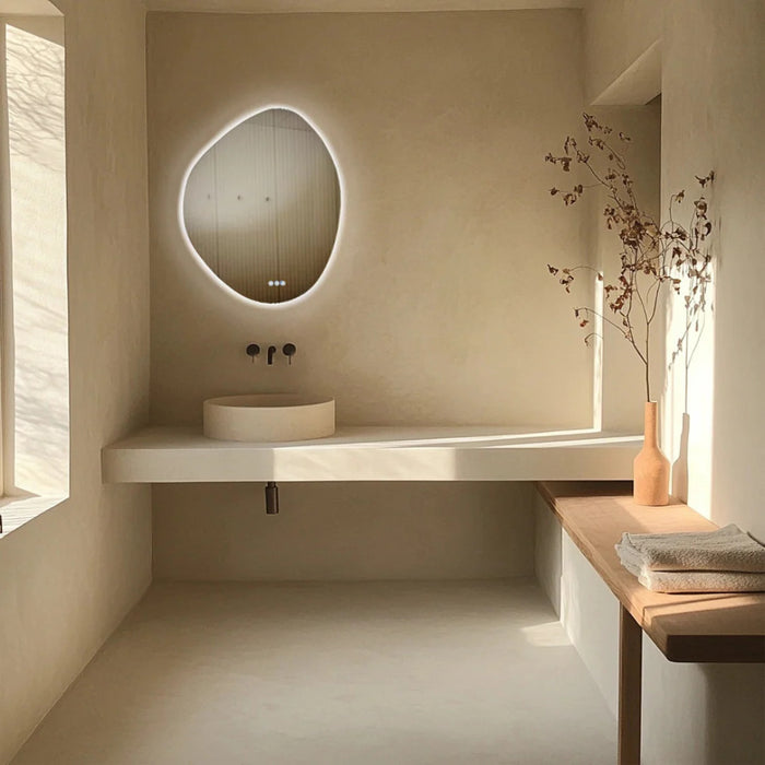 Euro Mirror PEBL Frameless LED Mirror