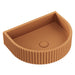 Fienza Valentina Fluted Arch Concrete Wall Basin (Tuscan)