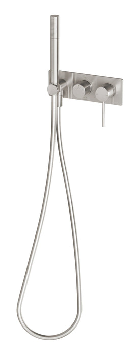 Vivid Slimline Wall Shower System (Brushed Nickel)