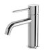 Vivid Slimline Basin Mixer Curved Spout (Chrome)
