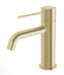 Vivid Slimline Basin Mixer Curved Outlet (Brushed Gold)