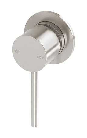 Vivid Slimline Shower / Wall Mixer 60mm Backplate (Brushed Nickel)