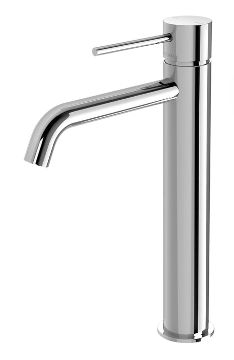 Vivid Slimline Vessel Mixer Curved Spout (Chrome)