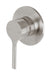 Vivid Slimline Oval Shower / Wall Mixer (Brushed Nickel)