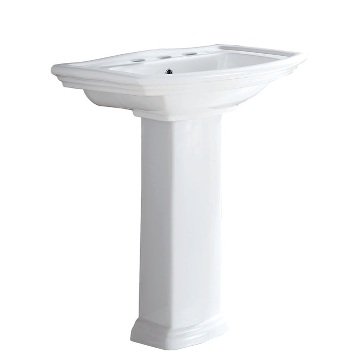 Fienza RAK Washington Pedestal Basin (3 Tap Holes)