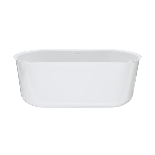 Fienza Windsor Freestanding Acrylic Bath with Overflow - 1500mm (Gloss White)