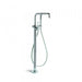 Industrica Bath/Hand Shower Diverter Set Floor Mount (Chrome)