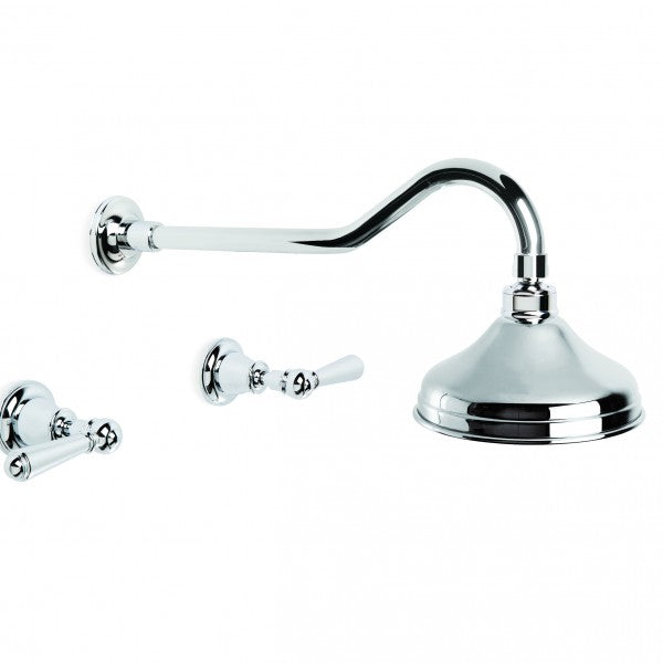 Neu England Shower Set with 150mm Ball Joint Rose (Lever) (Chrome)