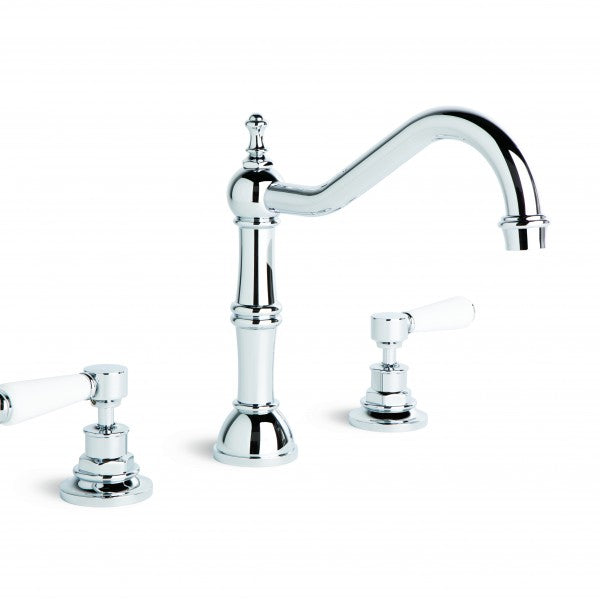 Winslow Kitchen Set with Traditional Swivel Spout (Lever) (Chrome)