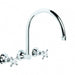 Winslow Wall Set with 250mm Swivel Spout (Cross Handles) (Chrome)