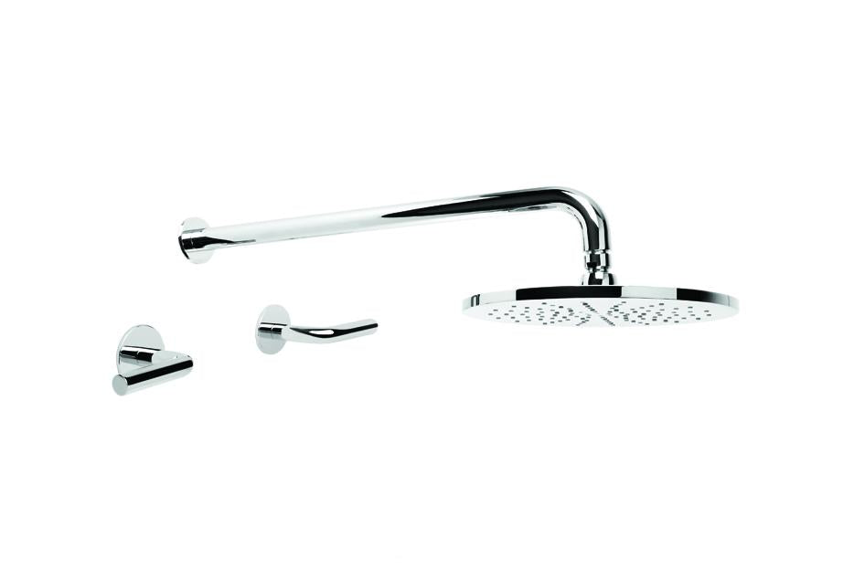 Nanobar Shower Set with 225mm Rose (Chrome)