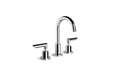 City Plus Basin Set with Swivel Spout and B Lever Taps (Chrome)