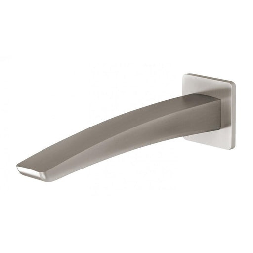 Rush Wall Basin Outlet 180mm (Brushed Nickel)