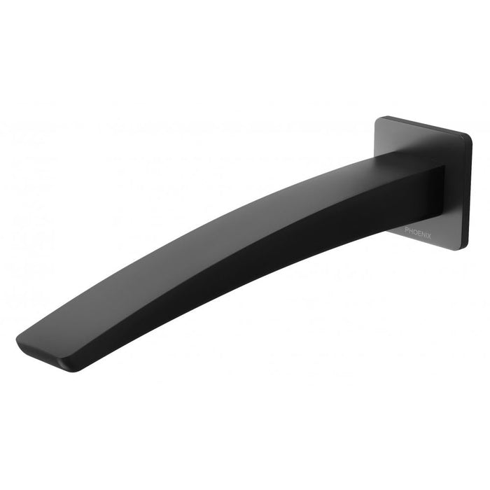 Rush Wall Basin Outlet 230mm (Matte Black)