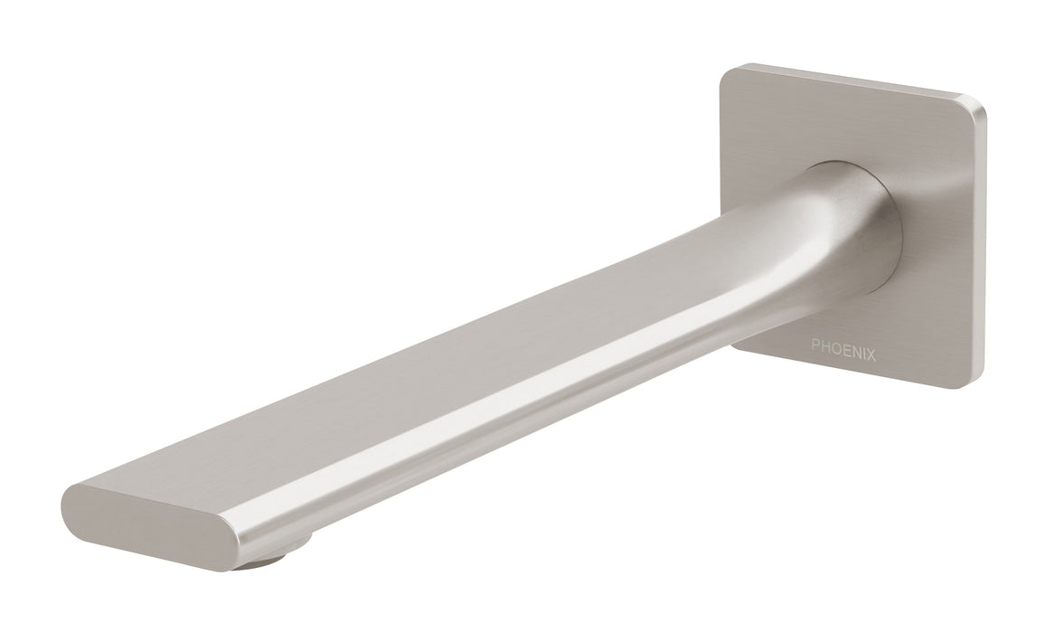 Teel Wall Bath Outlet 200mm (Brushed Nickel)