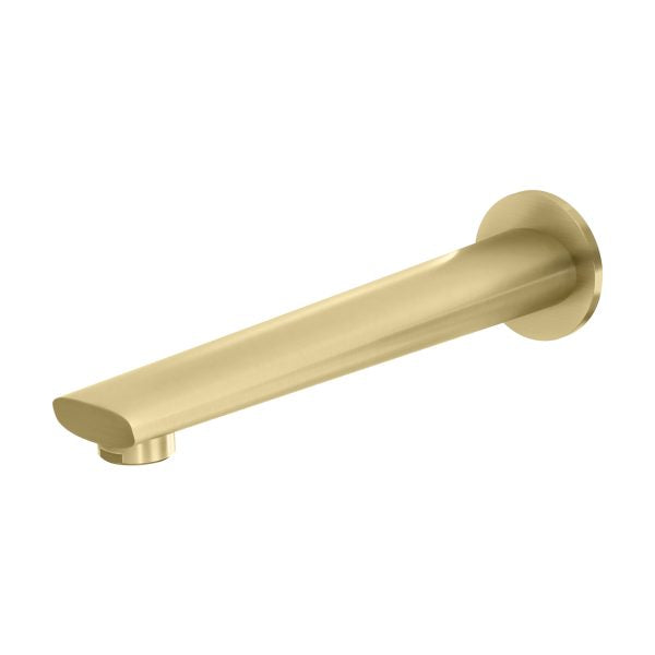 Arlo Wall Bath Outlet 200mm (Brushed Gold)