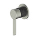 Glint Shower/Wall Mixer in Matte Black and Brushed Nickel