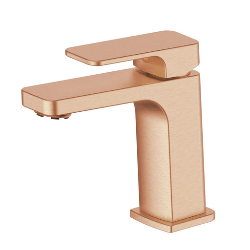 Swept Basin Mixer in Brushed Copper