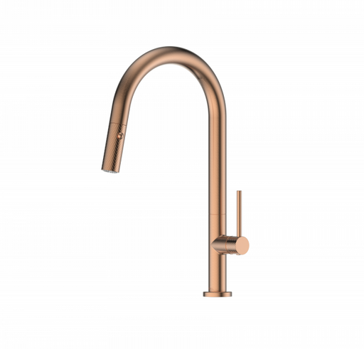 Tesora Pull-out Sink Mixer in Brushed Copper