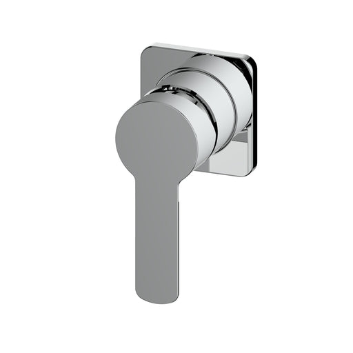 Astro II Shower/Wall Mixer Square Plate in Chrome