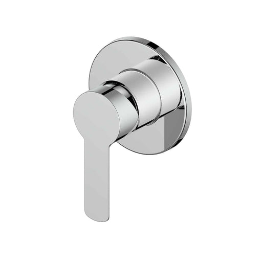 Astro II Shower/Wall Mixer Large Round Plate in Chrome