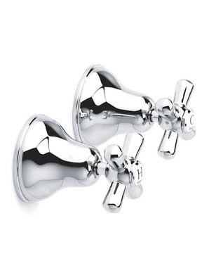 Cascade Top Assembly Wall Pair, Lever Chrome