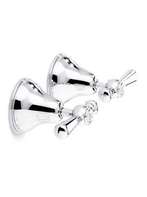 Cascade Top Assembly Wall Pair, C. Disc, Lever Chrome