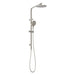 Oxley Twin Shower with LuxeXP in Brushed Nickel