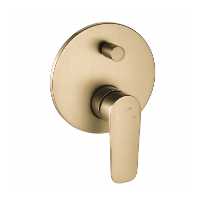 Pace Shower/Wall Diverter Mixer (Brushed Gold)