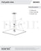 Meir Square Ceiling Mounted Matte Black Shower Full Part View 300