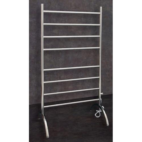 Thermorail Free Standing Heated Towel Rail Round 8 Bar with Plug