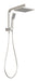 Lexi Compact Twin Shower (Brushed Nickel)